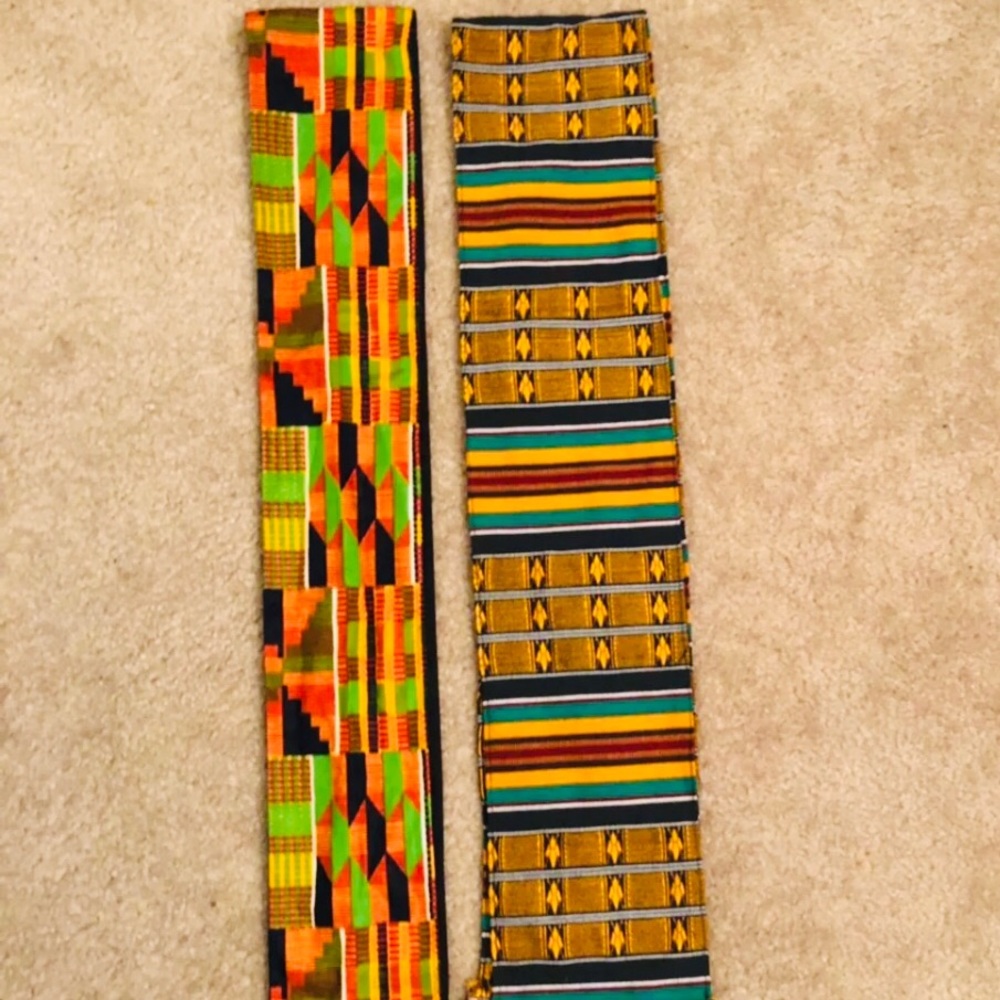 African Kente Scarf 🧣 cloth material 🧣